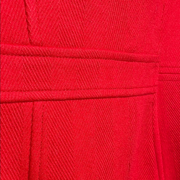 Talbots Red Pea Coat with Double Breasted Design - Picture 12 of 16